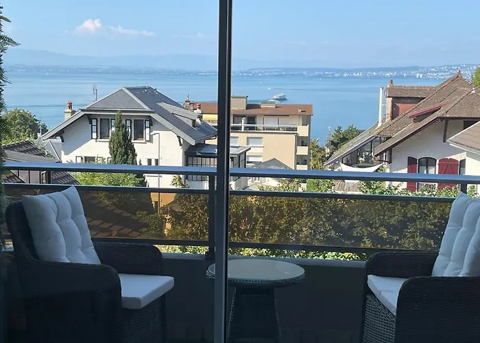 Evian Appartement Confort Vue Lac Et Parking Prive