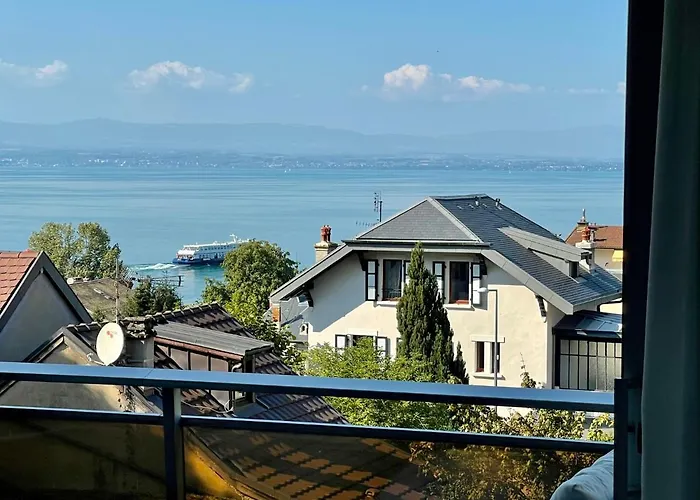 Evian Appartement Confort Vue Lac Et Parking Prive